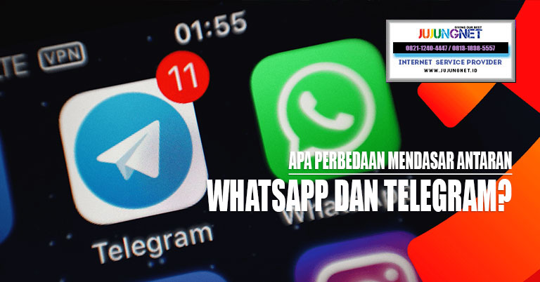 Apa perbedaan mendasar antara WhatsApp dan Telegram?